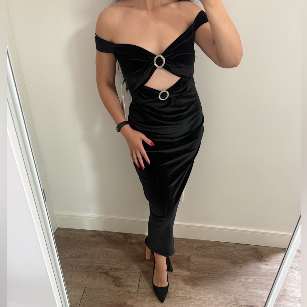 Reformation Lantern midi Dress with all tags